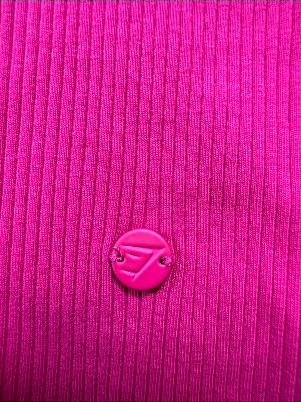 Gymshark Hot Pink Ribbed Tank. - Picture 3 of 5